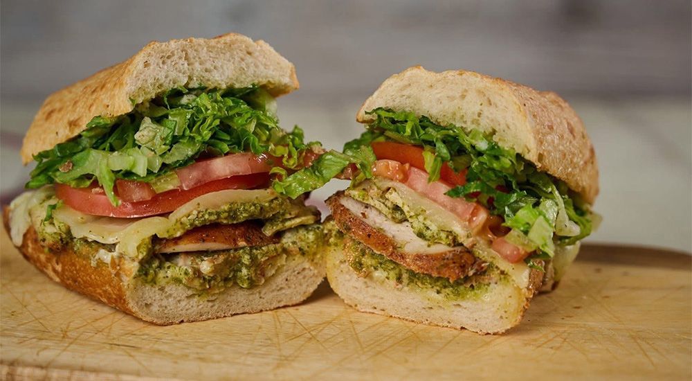 Sourdough & Co.'s Double Pesto Chicken Sandwich